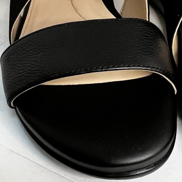 Cole Haan Grand Ambition Women's Mixed Media Flat Criss-Cross Sandals Size 6.5 - Picture 5 of 6